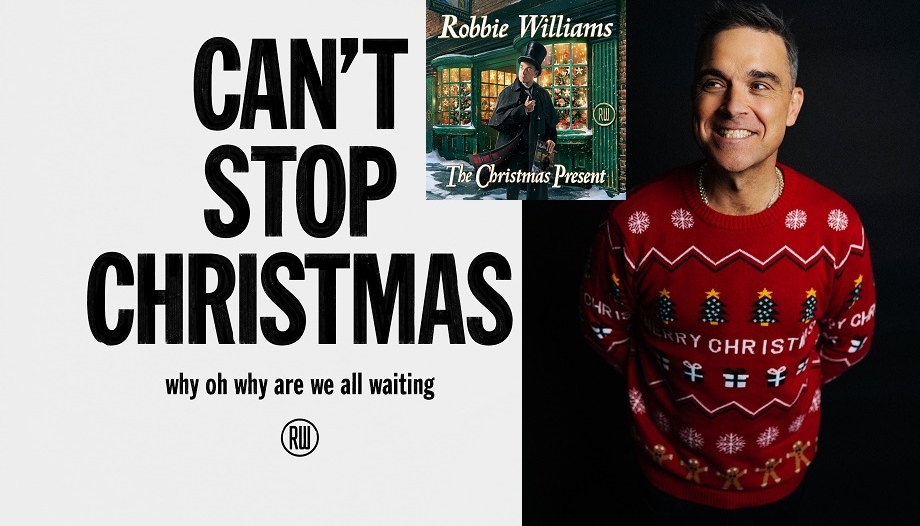 Robbie Williams CAN’T STOP CHRISTMAS!