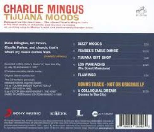 Charles Mingus - Tijuana Moods back
