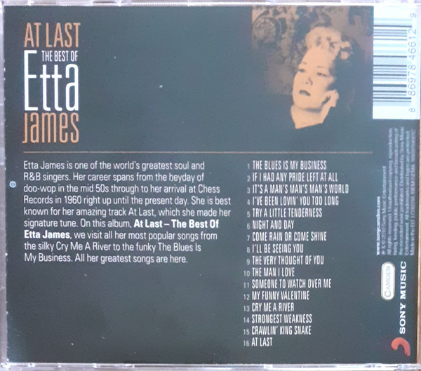 Etta James - best of cdback