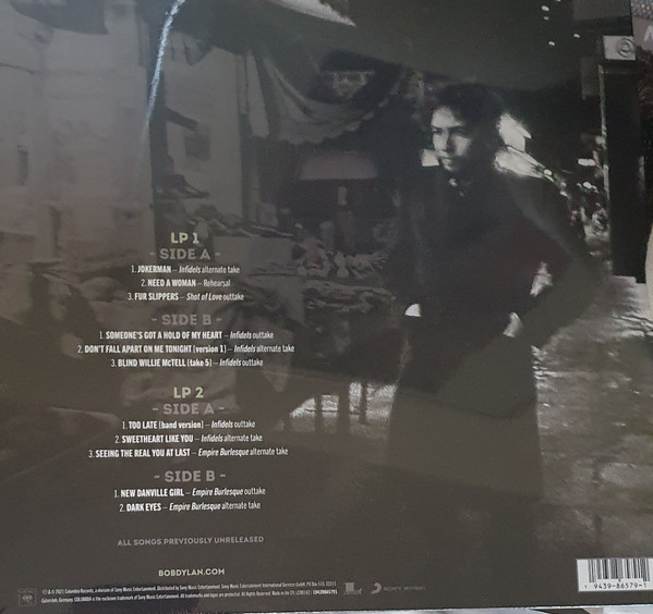Bob Dylan – Springtime In New York,The Bootleg Series Vol. 16 1980-1985 LP2back