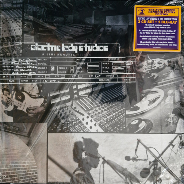 Jimi Hendrix – Electric Lady Studios, A Jimi Hendrix Vision 3cd + brd,2024