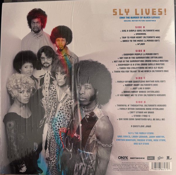 Sly & The Family Stone – Sly Lives (AKA The Burden Of Black Genius) 2LPback,2025