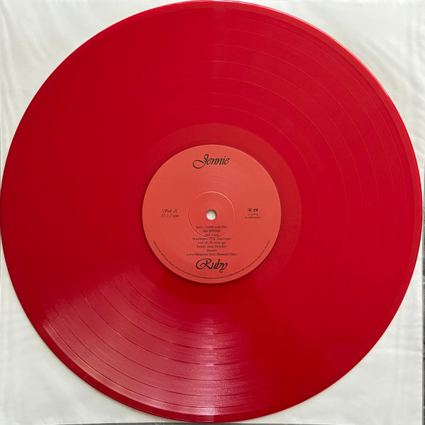 Jennie – Ruby ,red vinyl.2025