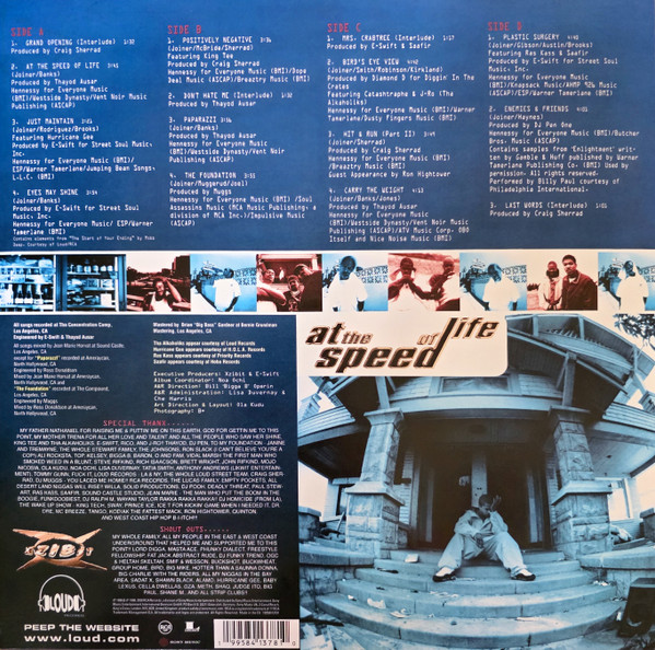 Xzibit-At The Speed Of Life (2LPrear,30th anniv,RSD2026)