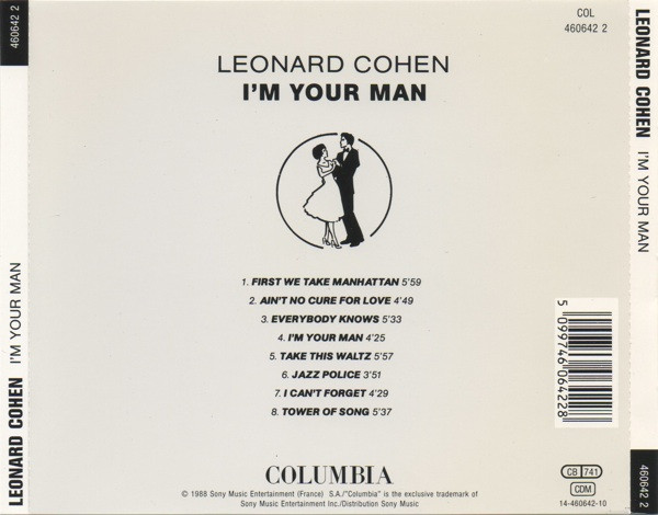 Cohen Leonard I'm your man,cd