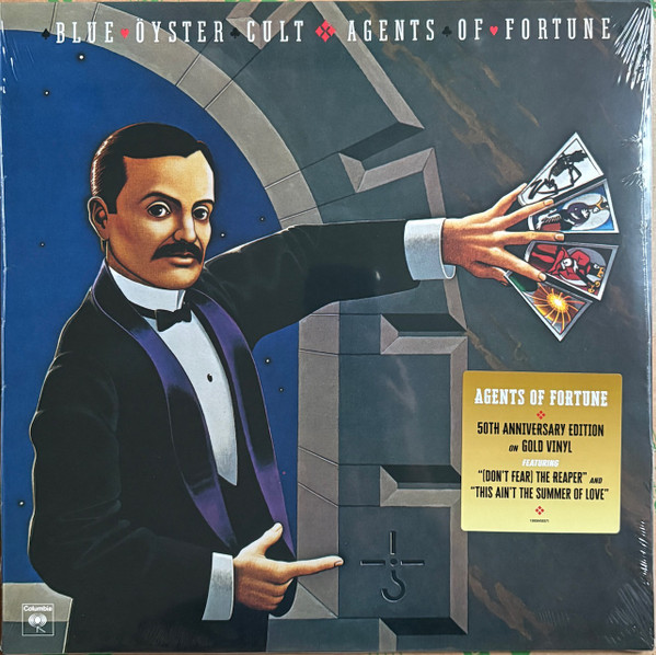 BLUE OYSTER CULT -AGENTS OF FORTUNE, gold vinyl,reissue 2026