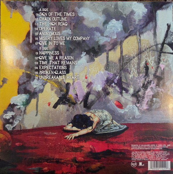 Three Days Grace – Transit Of Venus ,LP back 2026